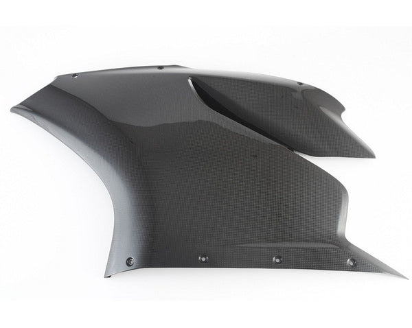 MOTOCORSE Fairing side panel - upper left Trama del carbonio e finitura superficiale - 2