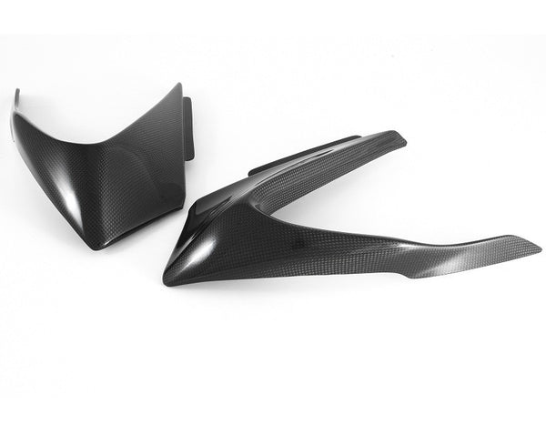 MOTOCORSE Headlight fairing extension Trama del carbonio e finitura superficiale - 2
