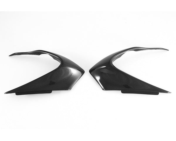MOTOCORSE Headlight fairing extension Trama del carbonio e finitura superficiale - 2