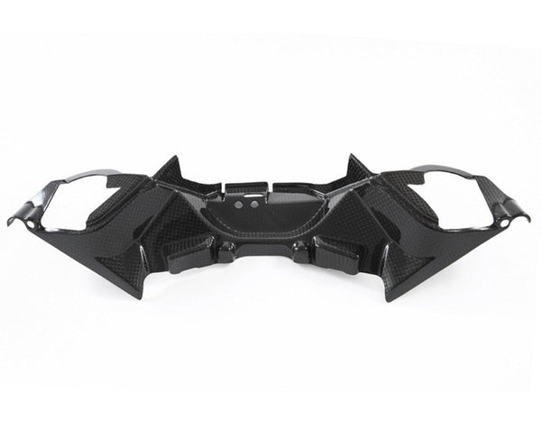 MOTOCORSE Air intake manifold cover oem Trama del carbonio e finitura superficiale - 2