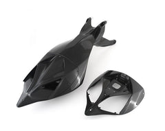 MOTOCORSE Seat tail monocoque - set Trama del carbonio e finitura superficiale - 2