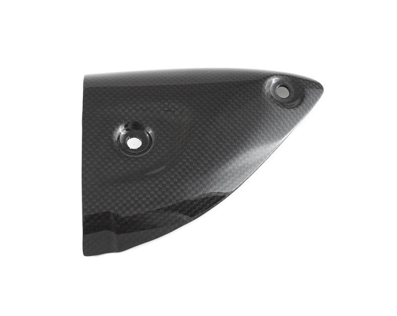 MOTOCORSE Exhaust protector (Termignoni) - left Trama del carbonio e finitura superficiale - 200P – Plain