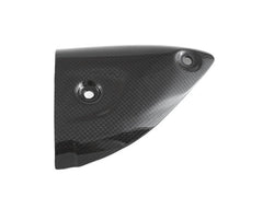 MOTOCORSE Exhaust protector (Termignoni) - left Trama del carbonio e finitura superficiale - 200P – Plain