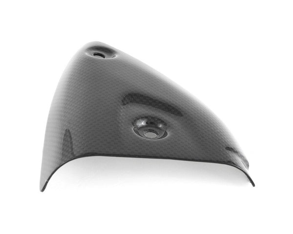 MOTOCORSE Exhaust protector (Termignoni) - left Trama del carbonio e finitura superficiale - 200P – Plain
