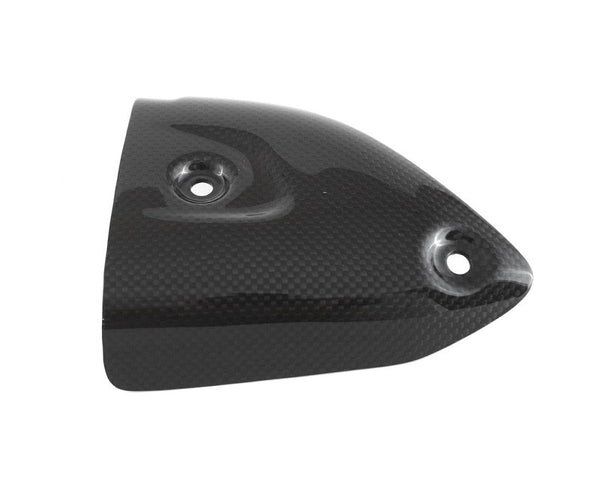 MOTOCORSE Exhaust protector (Termignoni) - right Trama del carbonio e finitura superficiale - 200P – Plain
