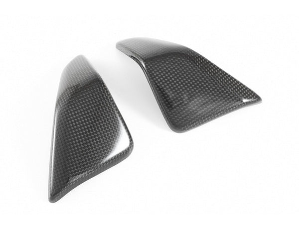 MOTOCORSE Holder electronics - set cover (small) Trama del carbonio e finitura superficiale - 2