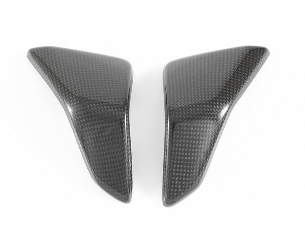MOTOCORSE Holder electronics - set cover (small) Trama del carbonio e finitura superficiale - 2