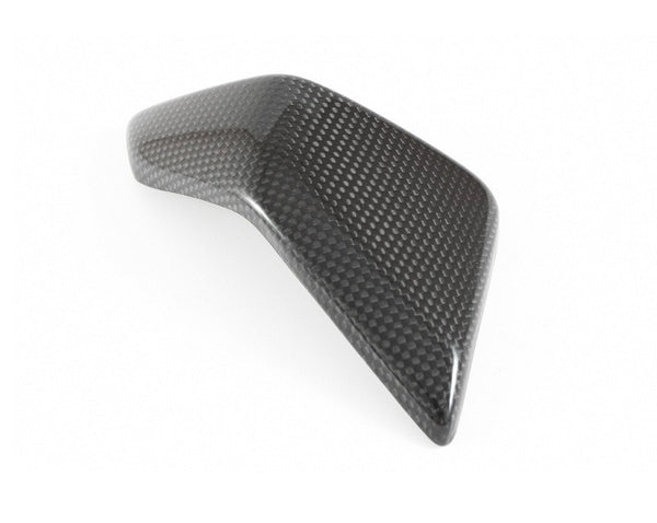 MOTOCORSE Holder electronics - left cover small Trama del carbonio e finitura superficiale - 2