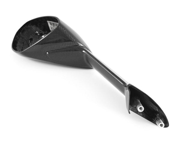 MOTOCORSE Mirror body- left Trama del carbonio e finitura superficiale - 2