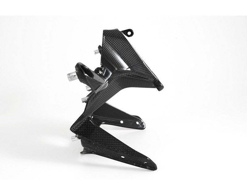MOTOCORSE Headlight holder Trama del carbonio e finitura superficiale - 2
