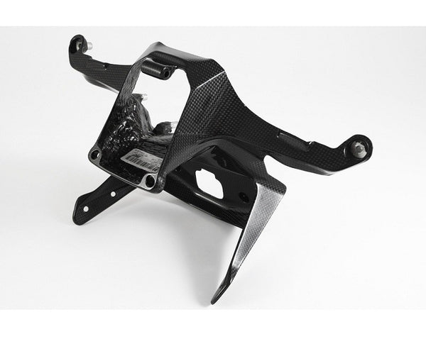 MOTOCORSE Headlight holder Trama del carbonio e finitura superficiale - 2