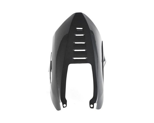 MOTOCORSE Bellypan - extension for underseat exhaust Trama del carbonio e finitura superficiale - 2