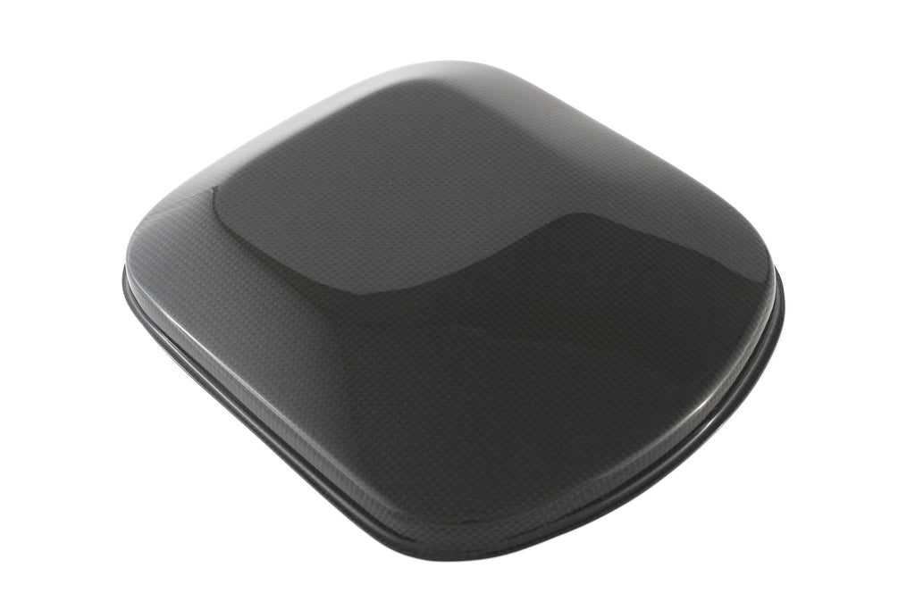 MOTOCORSE Air box service cover Trama del carbonio e finitura superficiale - 2