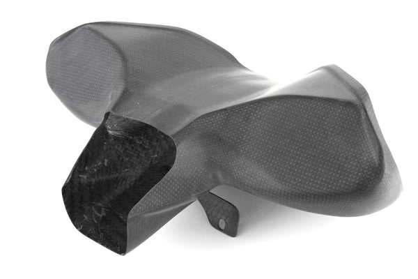 MOTOCORSE Air intake oversized tubes - racing set Trama del carbonio e finitura superficiale - 200P – Plain