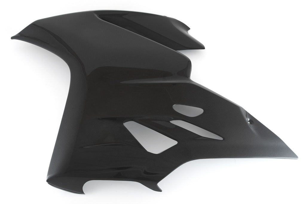 MOTOCORSE Fairing side panel left - racing Trama del carbonio e finitura superficiale - 2