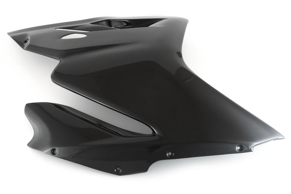 MOTOCORSE Fairing side panel left - racing Trama del carbonio e finitura superficiale - 2