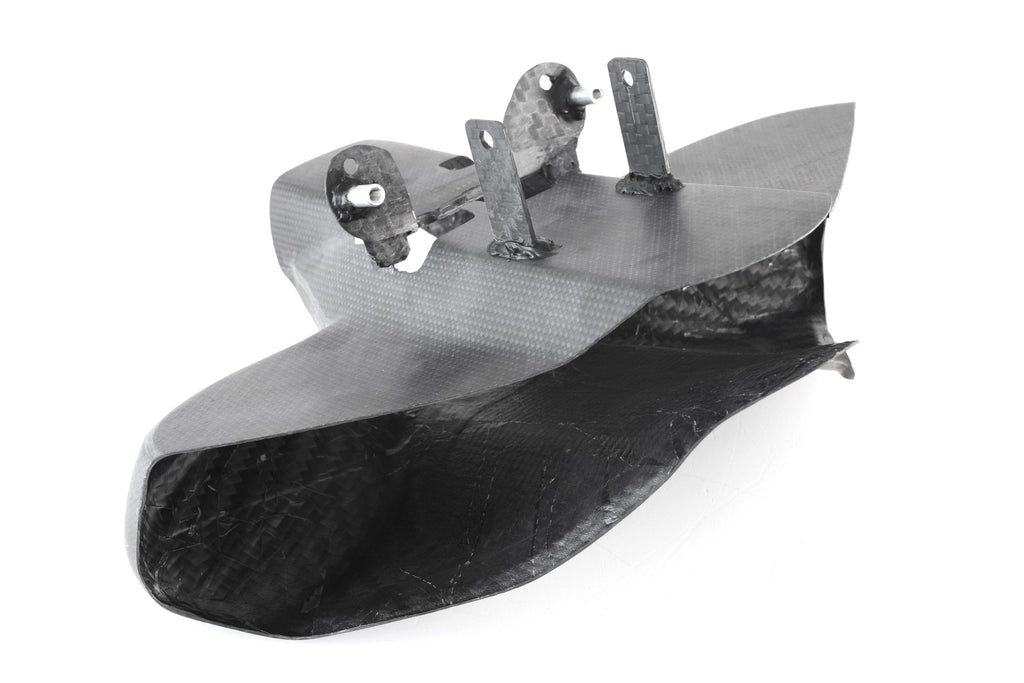 MOTOCORSE Air intake oversized tubes - racing set Trama del carbonio e finitura superficiale - 200P – Plain