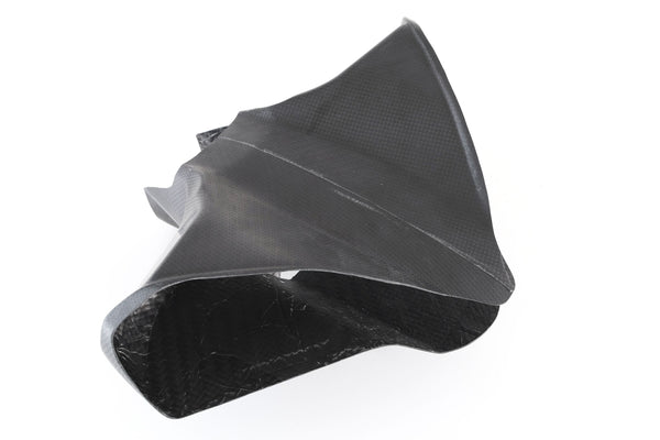MOTOCORSE Air intake oversized tubes - racing set Trama del carbonio e finitura superficiale - 200P – Plain
