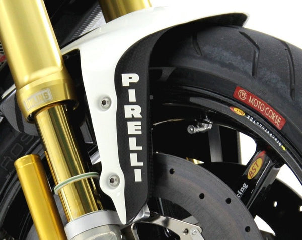 MOTOCORSE Carbon front fender Trama del carbonio e finitura superficiale - 200P – Plain
