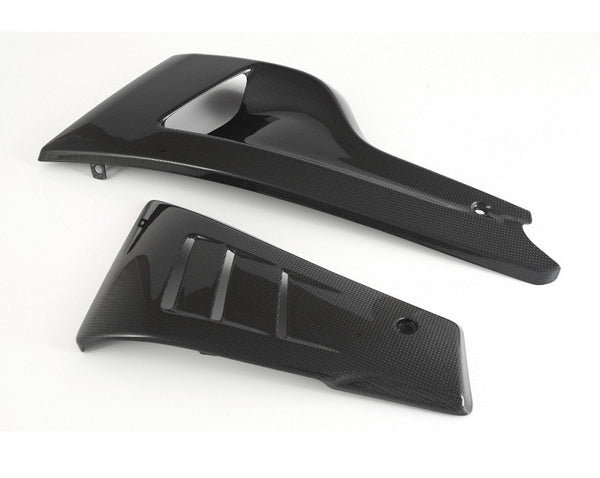 MOTOCORSE Belly covers - set Trama del carbonio e finitura superficiale - 2