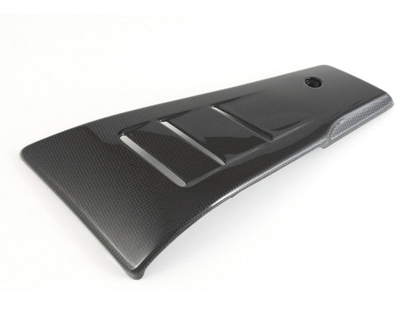 MOTOCORSE Belly cover - right Trama del carbonio e finitura superficiale - 2