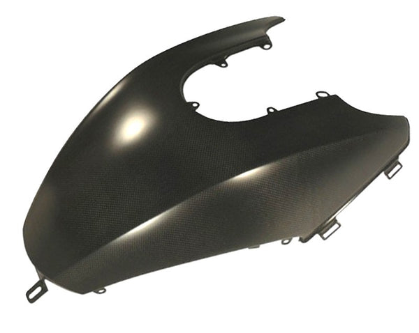 MOTOCORSE Carbon fuel tank cover Trama del carbonio e finitura superficiale - 2