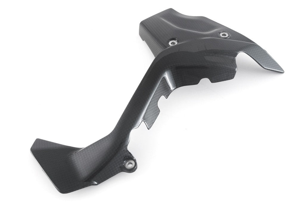 MOTOCORSE SPROCKET COVER - DUCATI DIAVEL V4 (2022-) Trama del carbonio e finitura superficiale - 200P – Plain Lucido 1