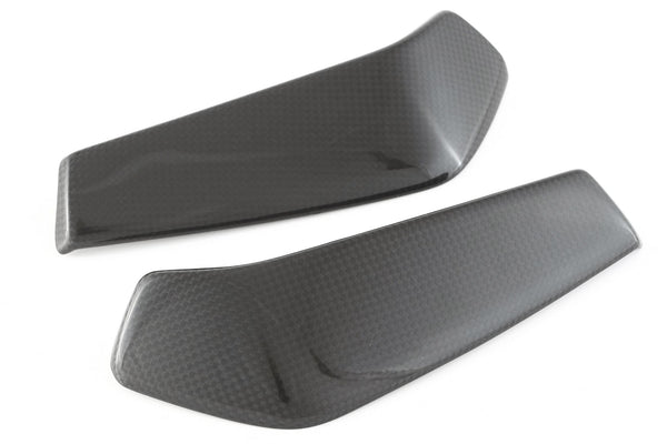 MOTOCORSE Radiator cover - set Trama del carbonio e finitura superficiale - 2