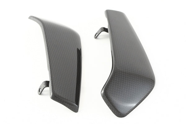 MOTOCORSE Radiator cover - set Trama del carbonio e finitura superficiale - 2