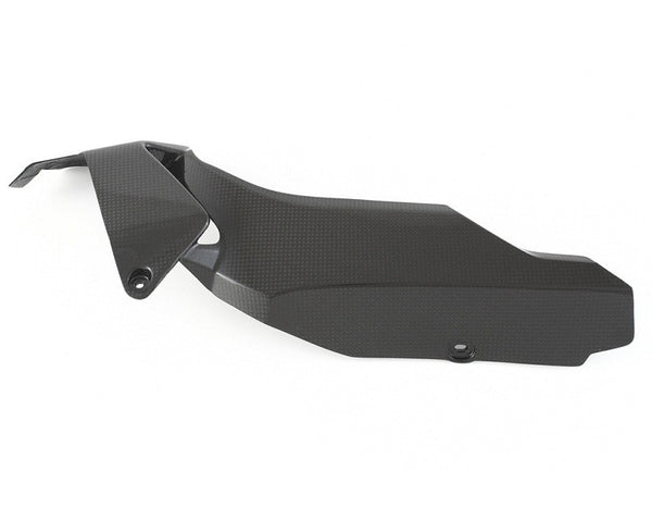 MOTOCORSE Bellypan - left Trama del carbonio e finitura superficiale - 2