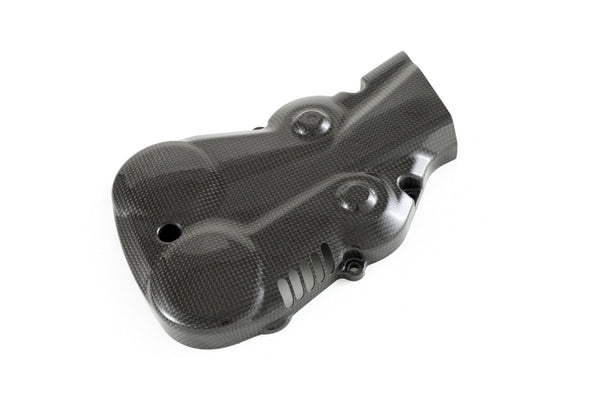 MOTOCORSE Cam-belt covers - set Trama del carbonio e finitura superficiale - 2