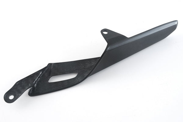 MOTOCORSE CHAIN GUARD - DUCATI MULTISTRADA V4 PIKES PEAK (2022-) Trama del carbonio e finitura superficiale - 200P – Plain Lucido 3