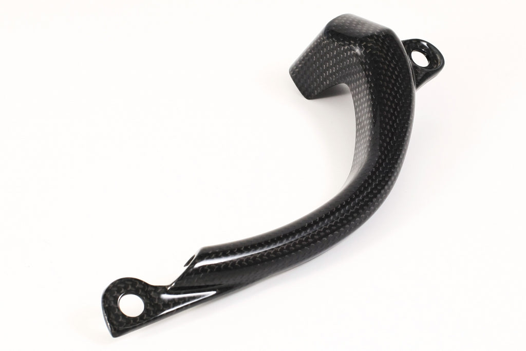 MOTOCORSE Rear brake tube protection Trama del carbonio e finitura superficiale - 2