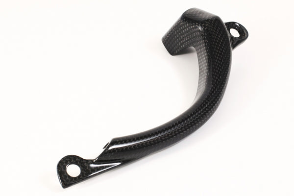 MOTOCORSE Rear brake tube protection Trama del carbonio e finitura superficiale - 2