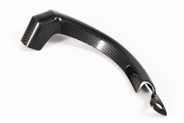 MOTOCORSE Rear brake tube protection Trama del carbonio e finitura superficiale - 2