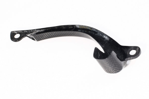 MOTOCORSE Rear brake tube protection Trama del carbonio e finitura superficiale - 2