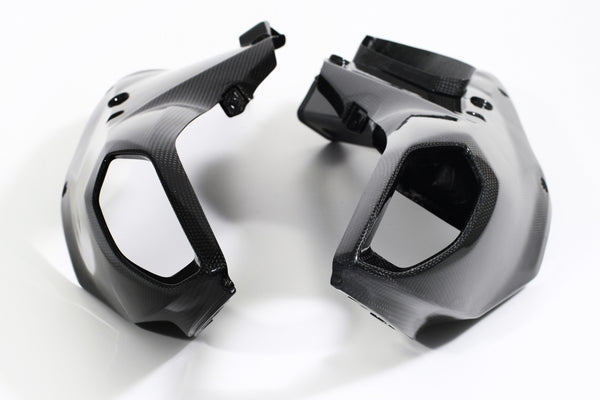 MOTOCORSE Air intake kit Trama del carbonio e finitura superficiale - 2