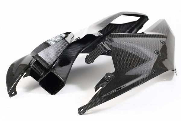 MOTOCORSE Air intake kit Trama del carbonio e finitura superficiale - 2