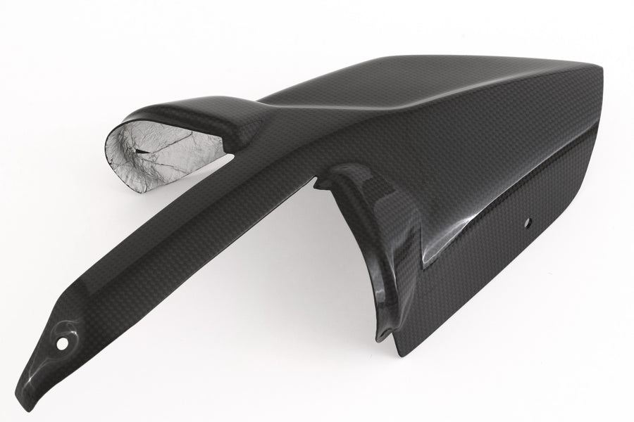 MOTOCORSE Exhaust low protector Trama del carbonio e finitura superficiale - 2