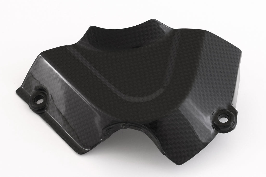 MOTOCORSE Sprocket cover Trama del carbonio e finitura superficiale - 2