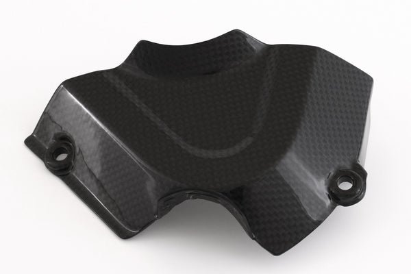 MOTOCORSE Sprocket cover Trama del carbonio e finitura superficiale - 2
