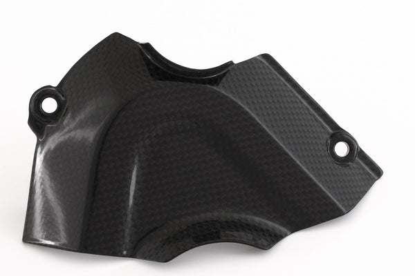 MOTOCORSE Sprocket cover Trama del carbonio e finitura superficiale - 2