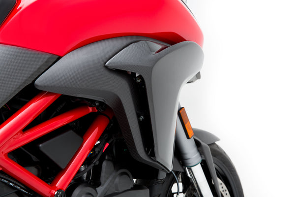 MOTOCORSE Inner side panels - set Trama del carbonio e finitura superficiale - 200P – Plain