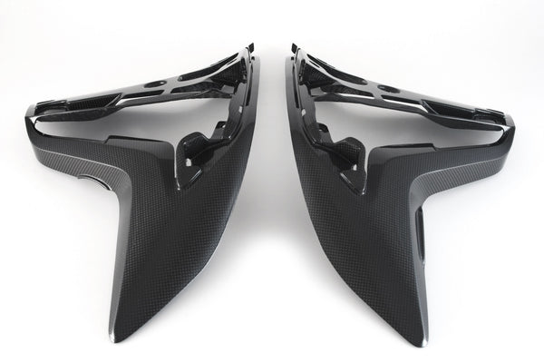 MOTOCORSE Inner side panels - set Trama del carbonio e finitura superficiale - 200P – Plain