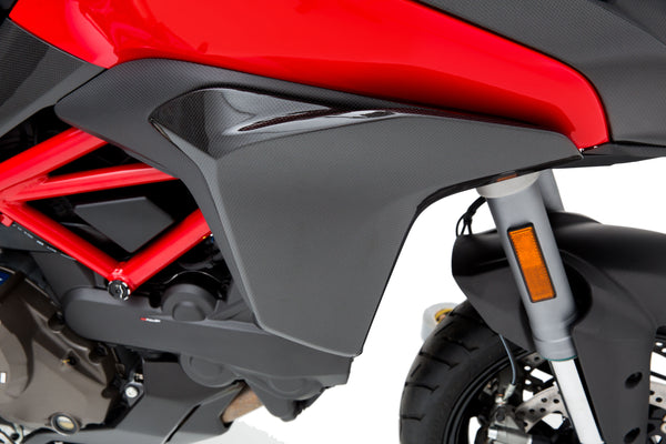 MOTOCORSE Side panels - set Trama del carbonio e finitura superficiale - 200P – Plain