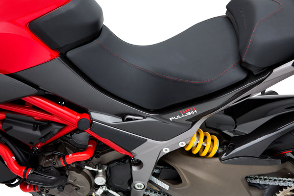 MOTOCORSE Rear side panels - set Trama del carbonio e finitura superficiale - 200P – Plain