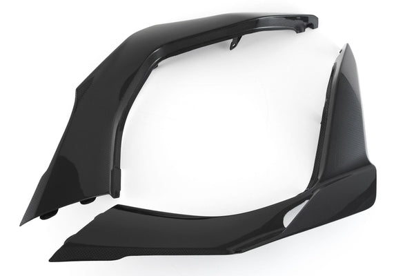 MOTOCORSE Rear side panels - set Trama del carbonio e finitura superficiale - 200P – Plain