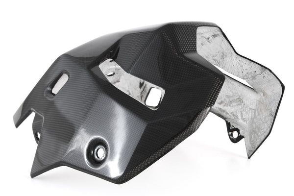 MOTOCORSE Bellypan Trama del carbonio e finitura superficiale - 200P – Plain