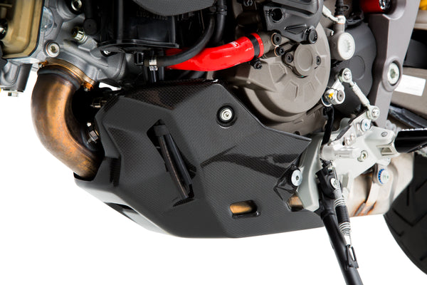 MOTOCORSE Bellypan Trama del carbonio e finitura superficiale - 200P – Plain