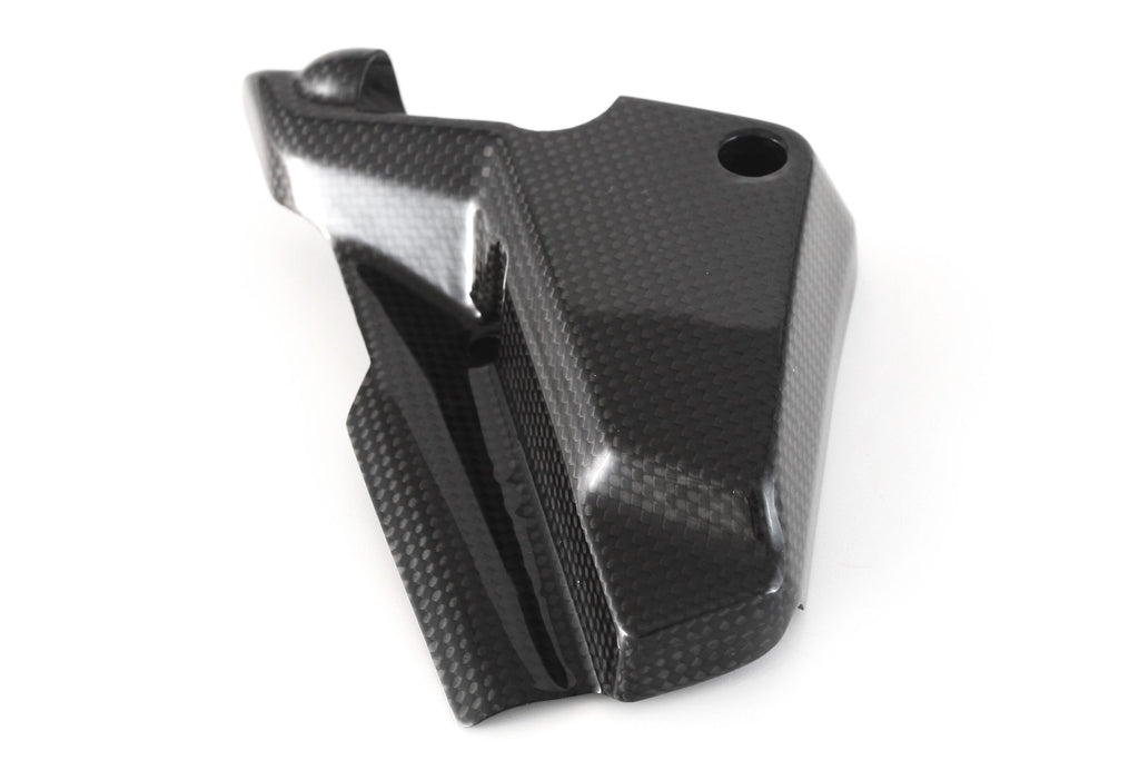 MOTOCORSE Cable cover - left Trama del carbonio e finitura superficiale - 2